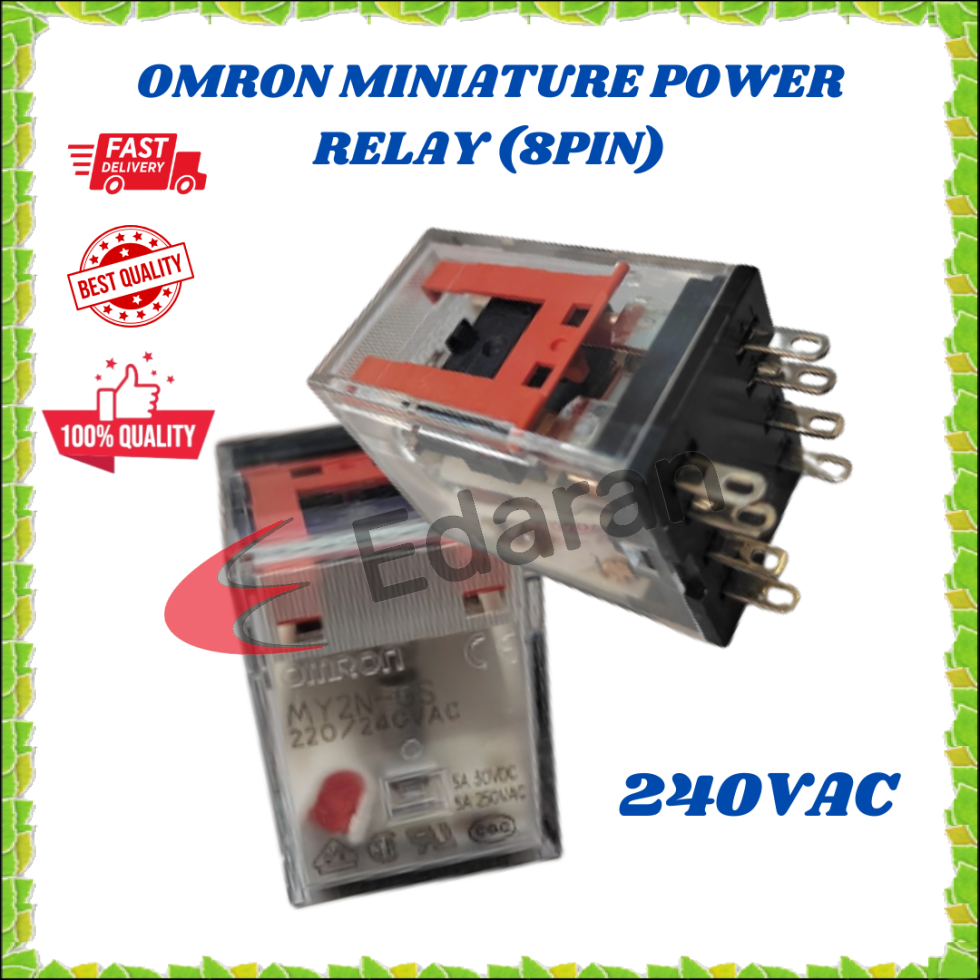 MY2N-GS-220V Omron Relay Coil 220V, 8 Pin