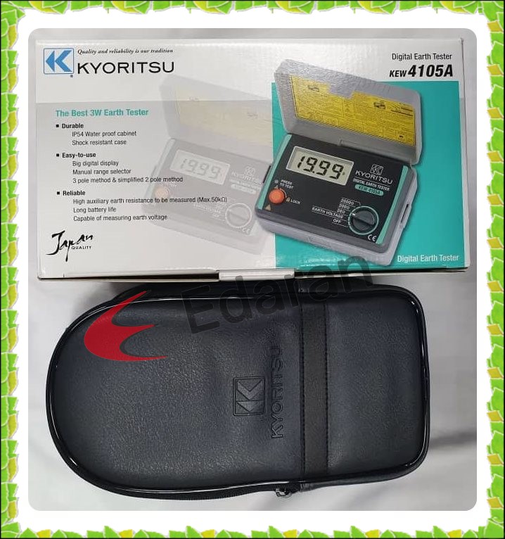 KYORITSU 4105A Digital Earth Tester Multimeter Resistance Meter Lazada